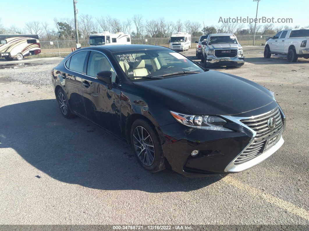 2018 Lexus Es Es 350 Black vin: 58ABK1GG8JU103824