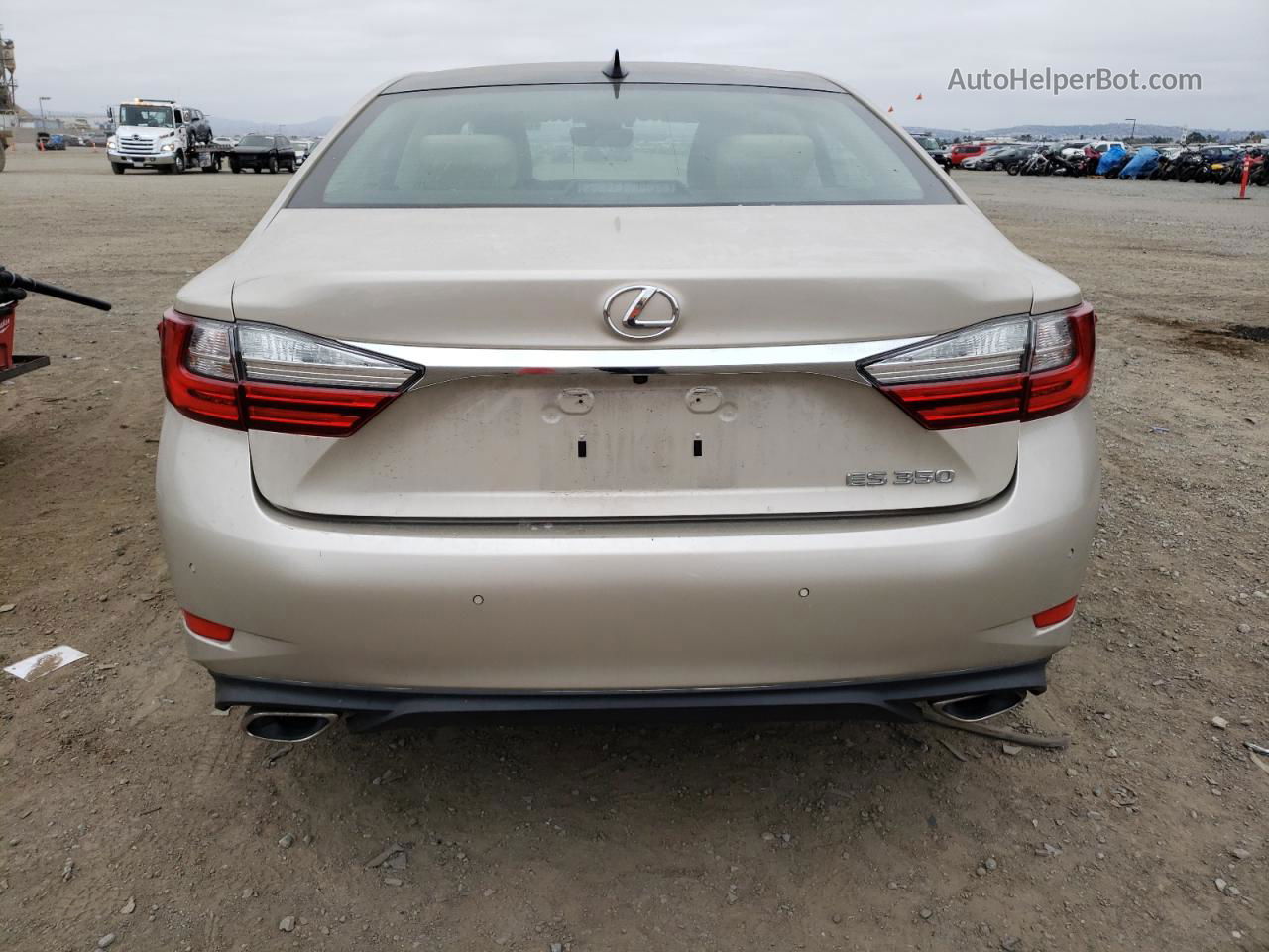 2018 Lexus Es 350 White vin: 58ABK1GG8JU112023