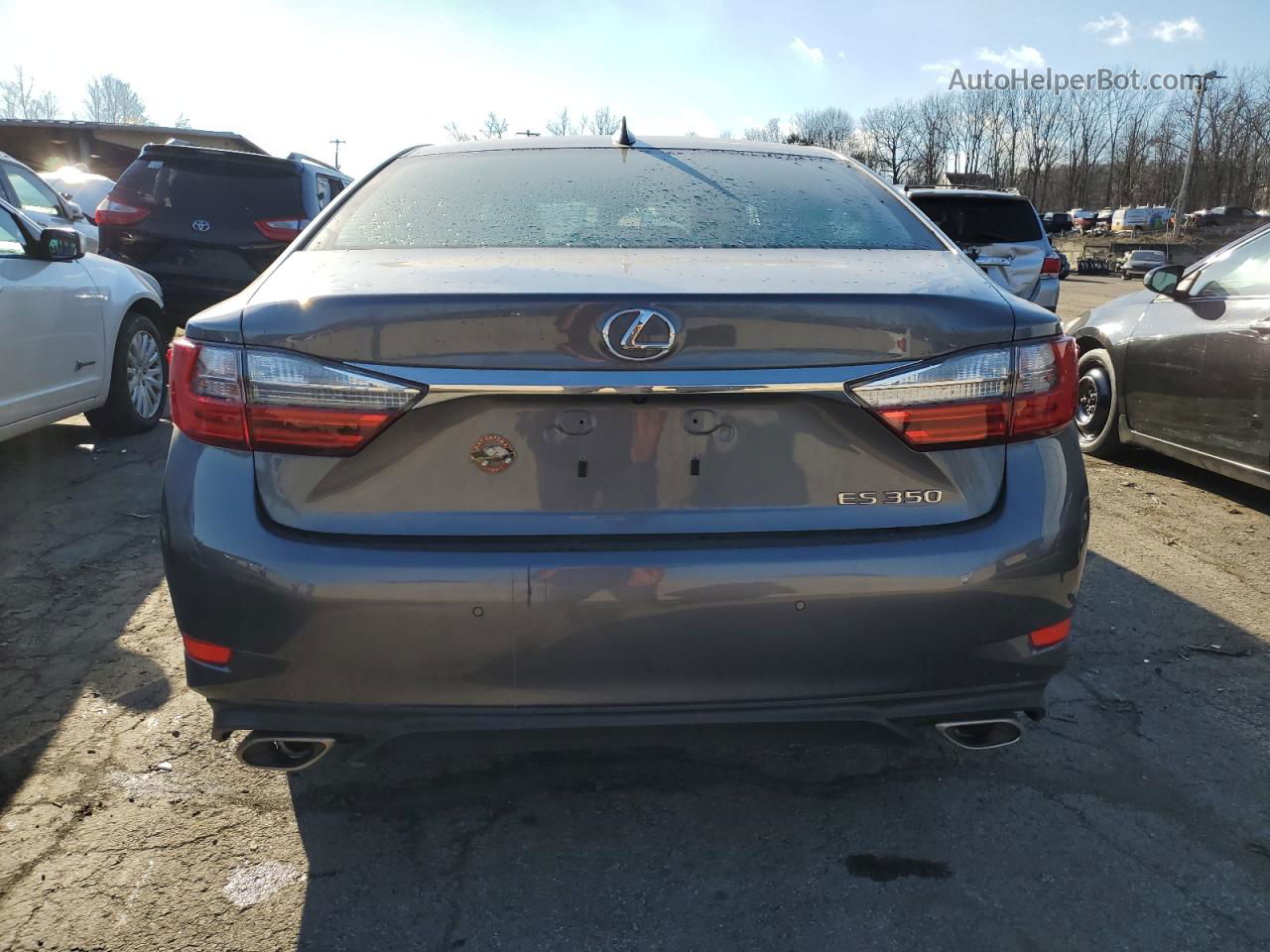 2018 Lexus Es 350 Gray vin: 58ABK1GG8JU112927