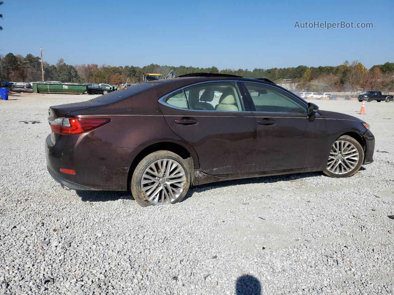 2016 Lexus Es 350 Коричневый vin: 58ABK1GG9GU006009