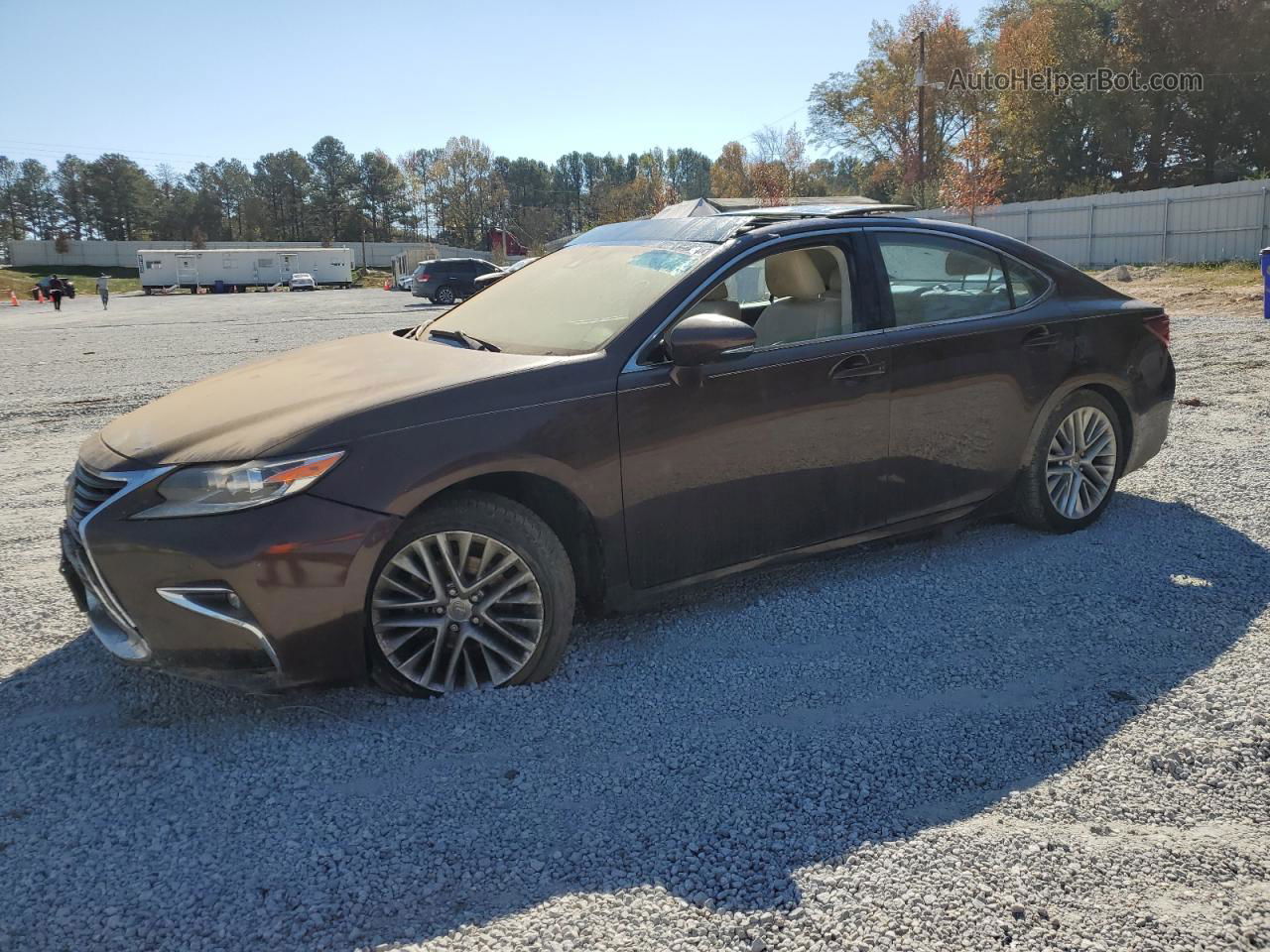 2016 Lexus Es 350 Brown vin: 58ABK1GG9GU006009