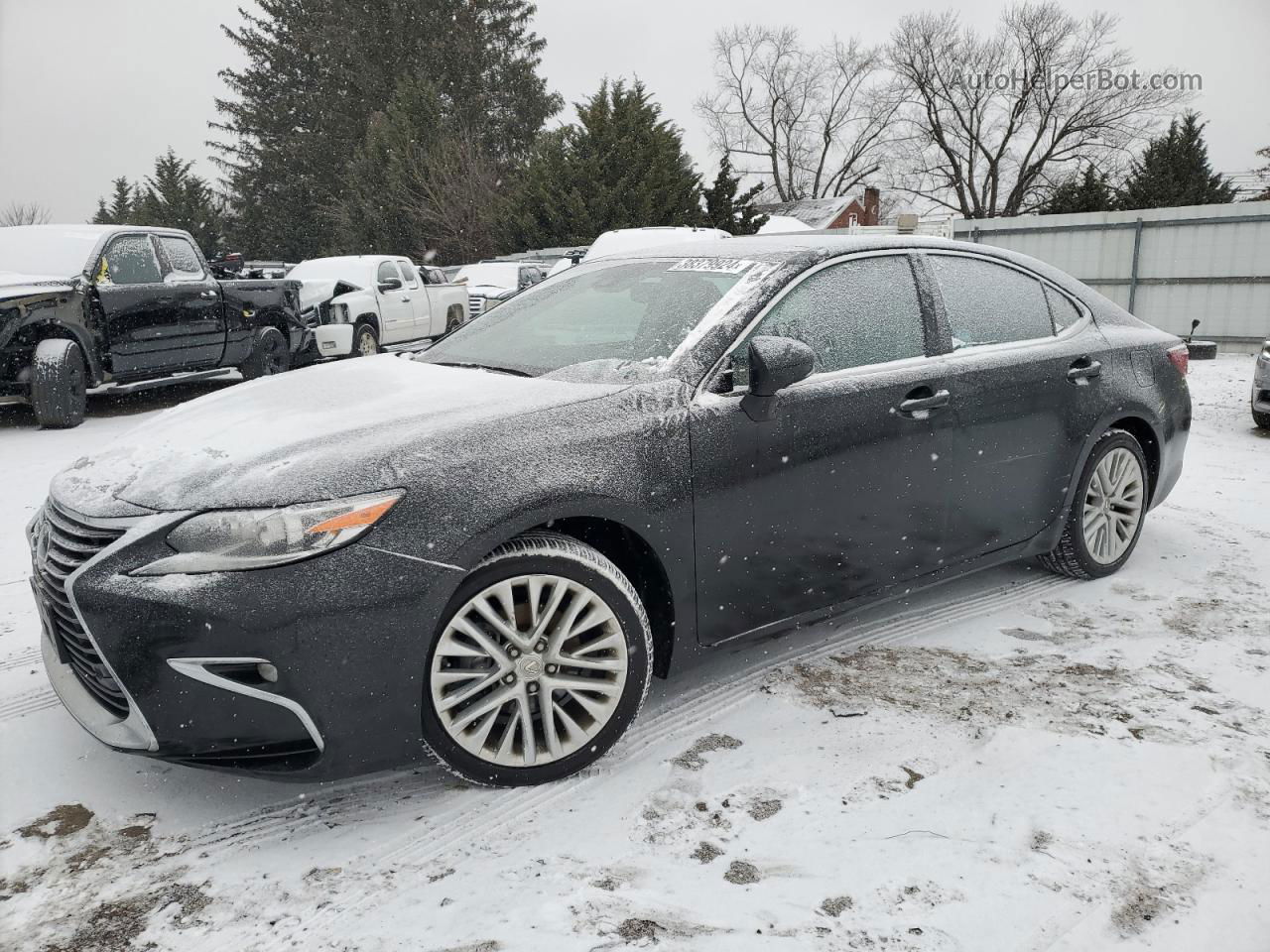 2016 Lexus Es 350 Черный vin: 58ABK1GG9GU007371