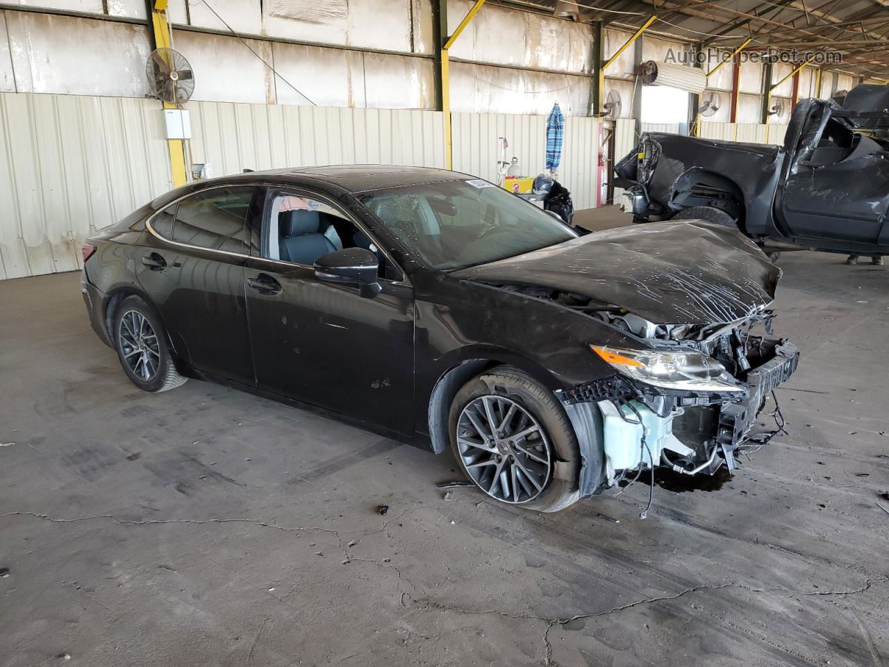 2016 Lexus Es 350 Black vin: 58ABK1GG9GU008391