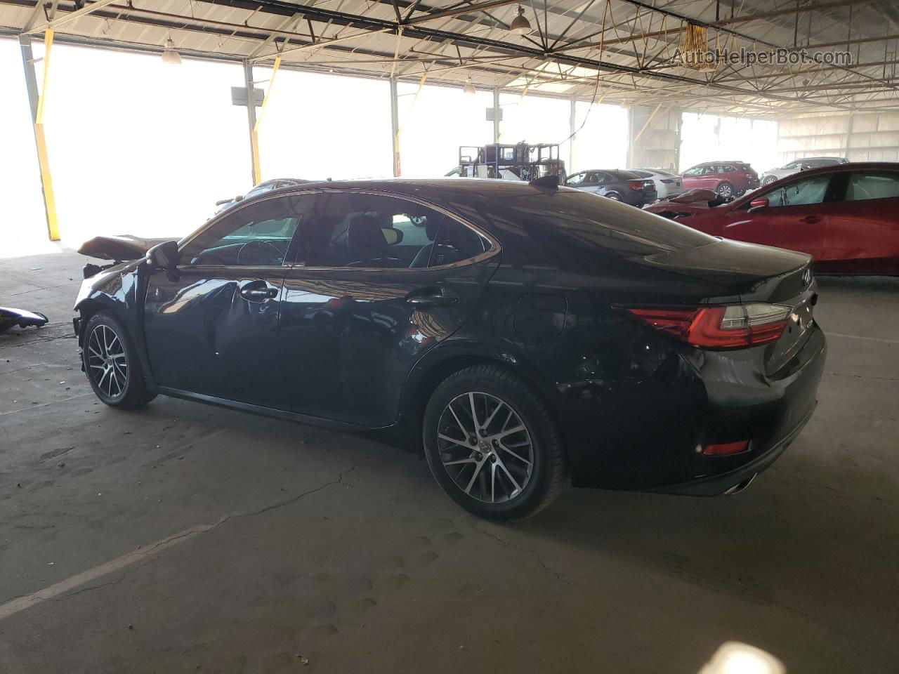 2016 Lexus Es 350 Black vin: 58ABK1GG9GU008391