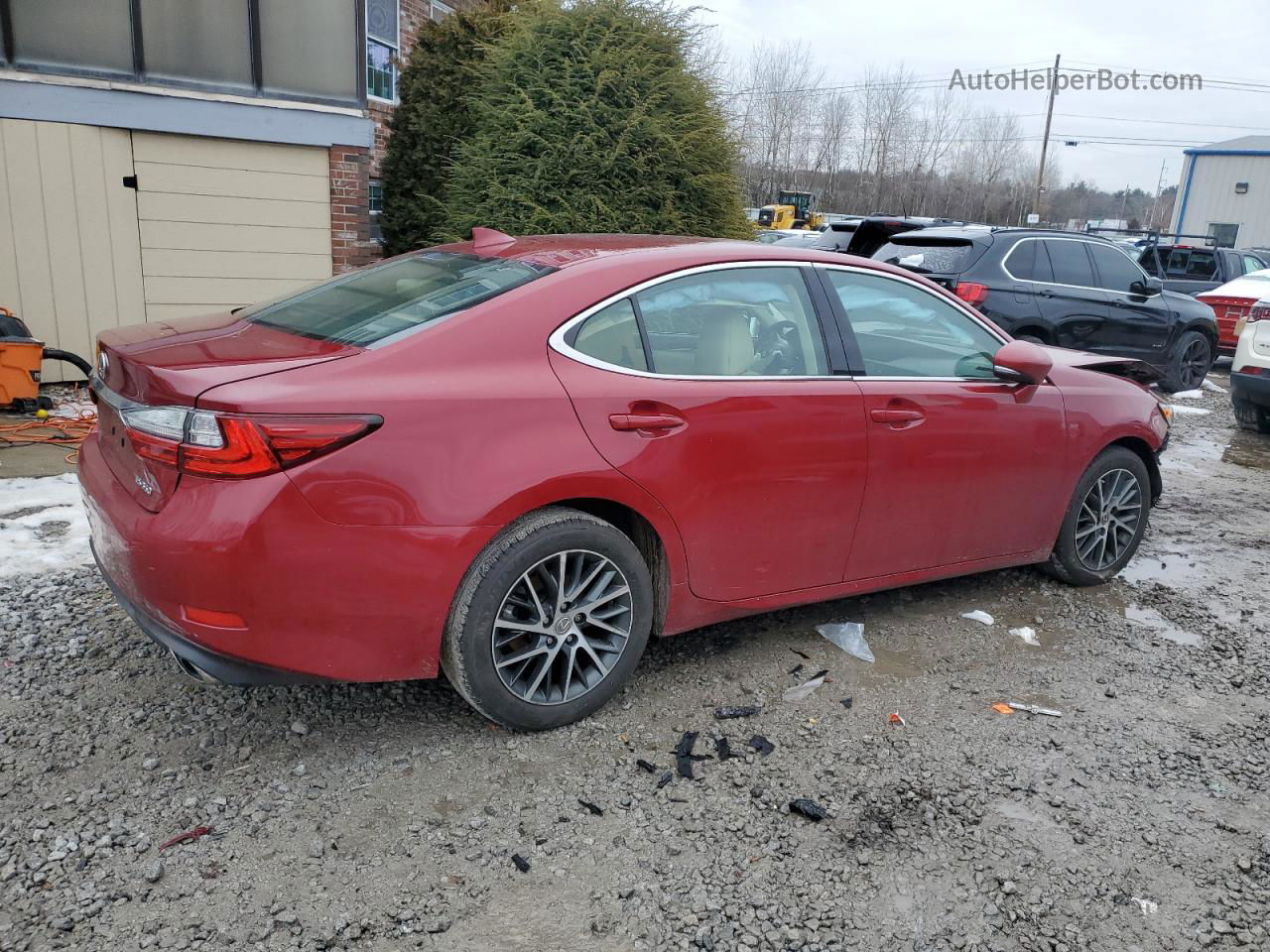 2016 Lexus Es 350 Red vin: 58ABK1GG9GU023893