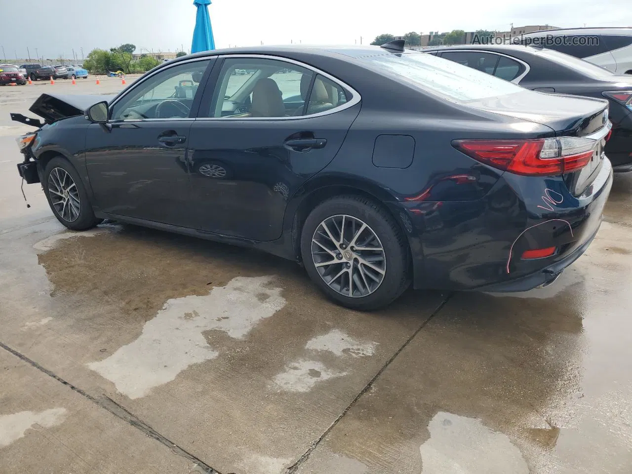 2016 Lexus Es 350 Black vin: 58ABK1GG9GU028379