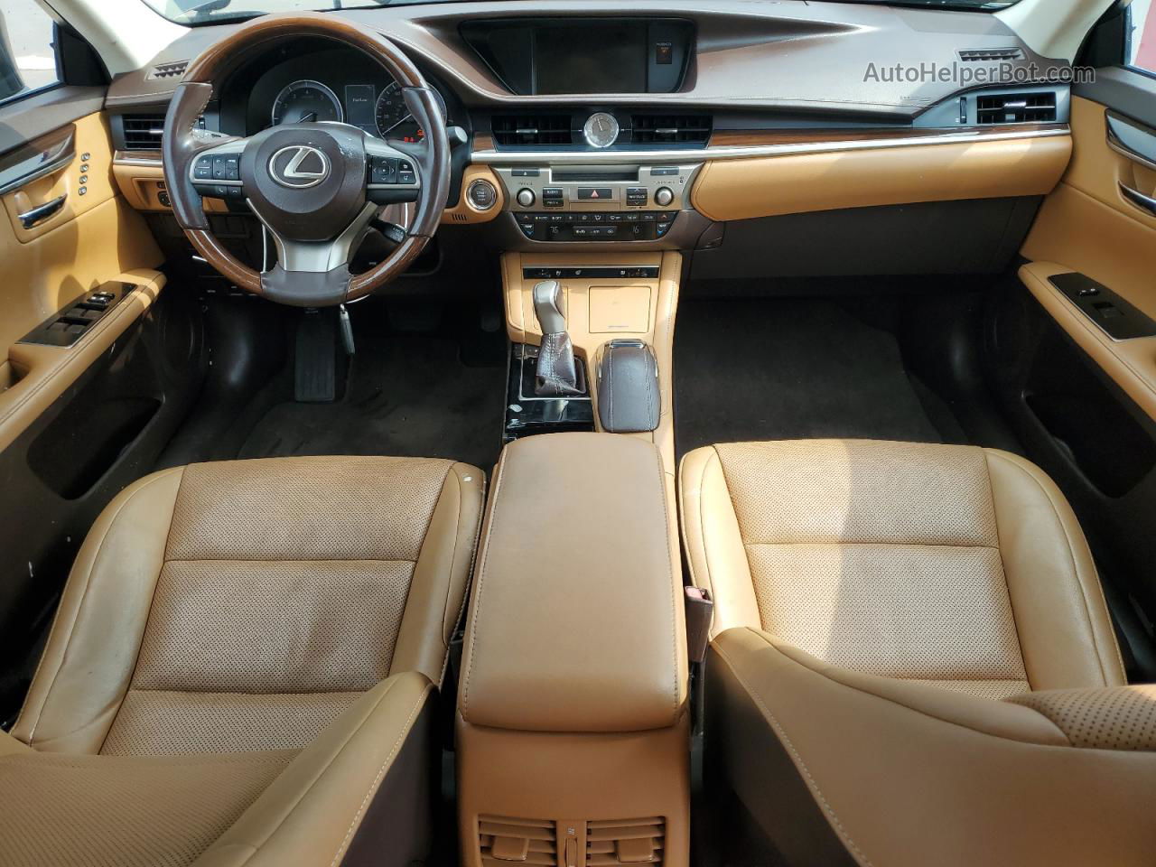 2016 Lexus Es 350 Черный vin: 58ABK1GG9GU028379