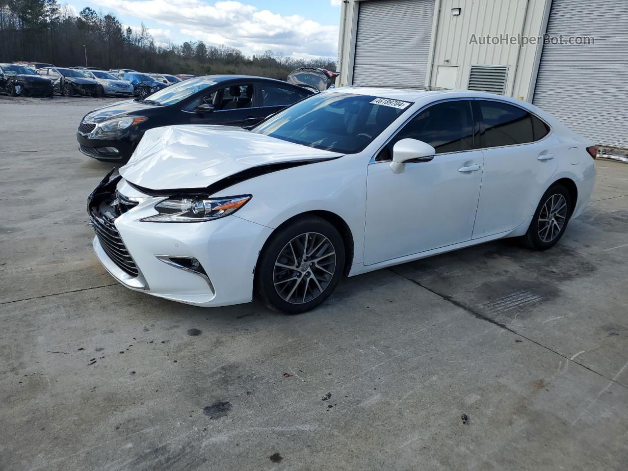 2017 Lexus Es 350 White vin: 58ABK1GG9HU047435