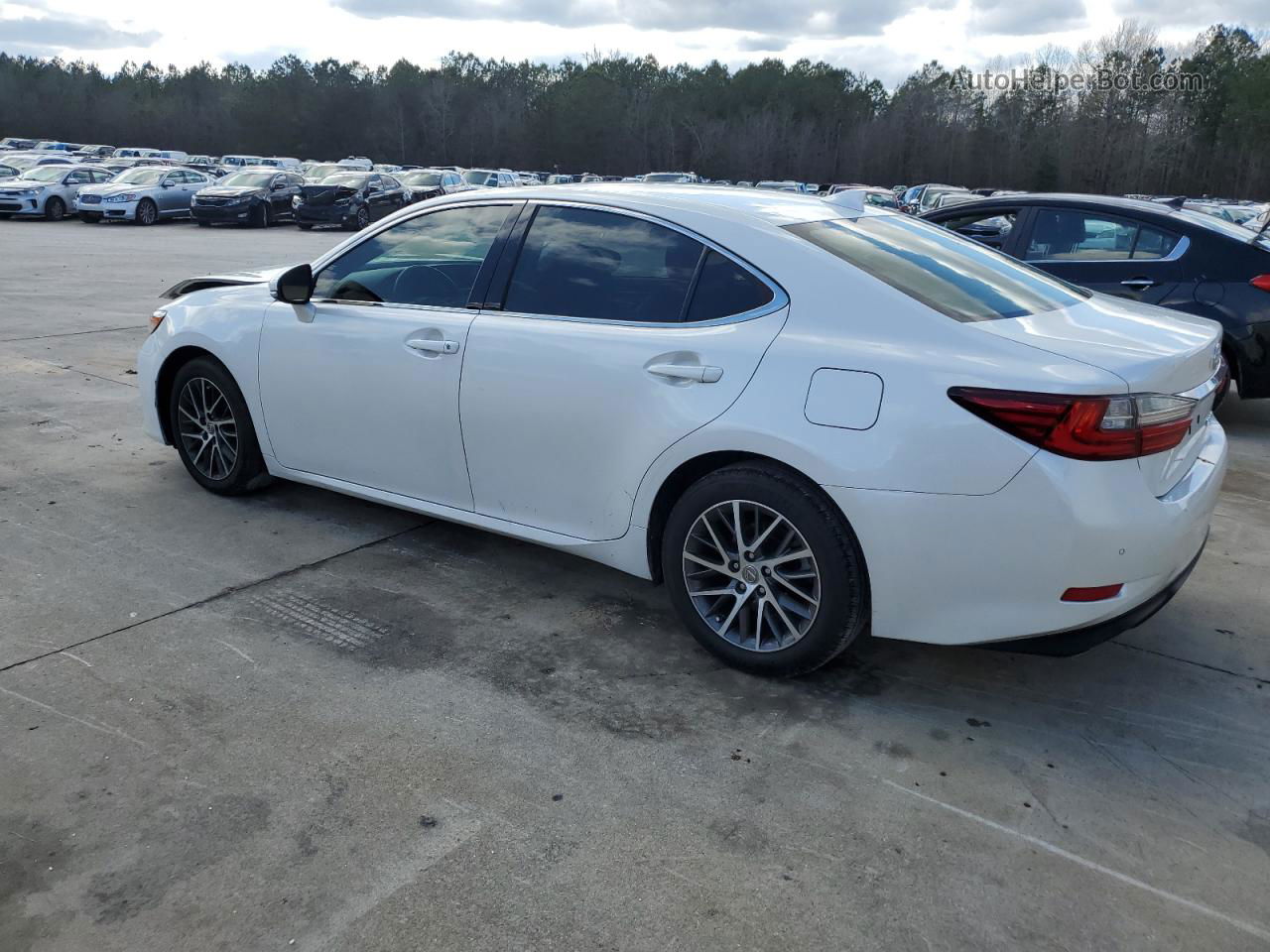 2017 Lexus Es 350 White vin: 58ABK1GG9HU047435