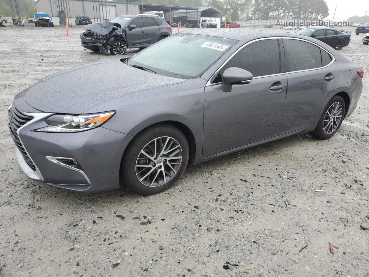 2017 Lexus Es 350 Серый vin: 58ABK1GG9HU049279