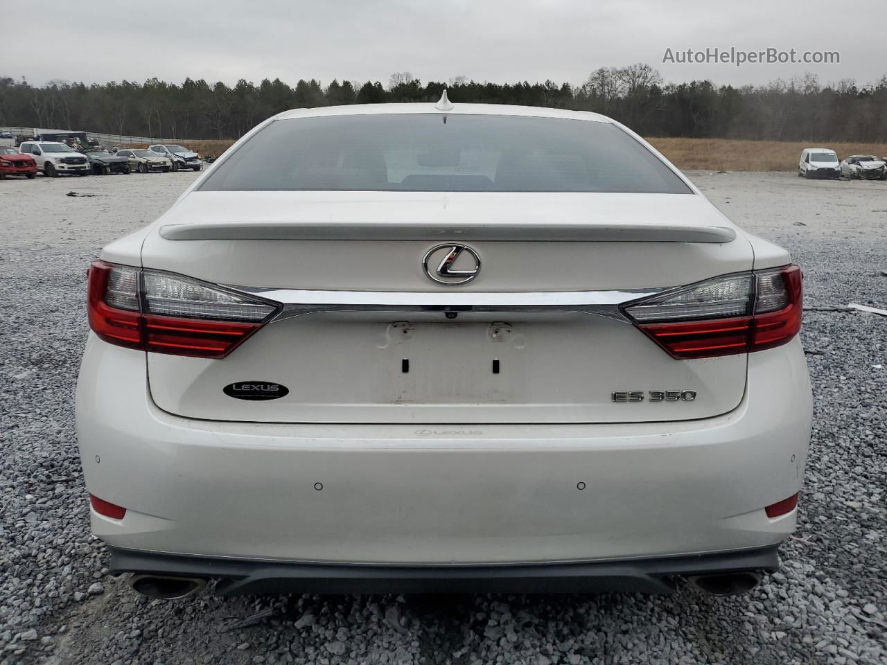 2017 Lexus Es 350 Белый vin: 58ABK1GG9HU051808