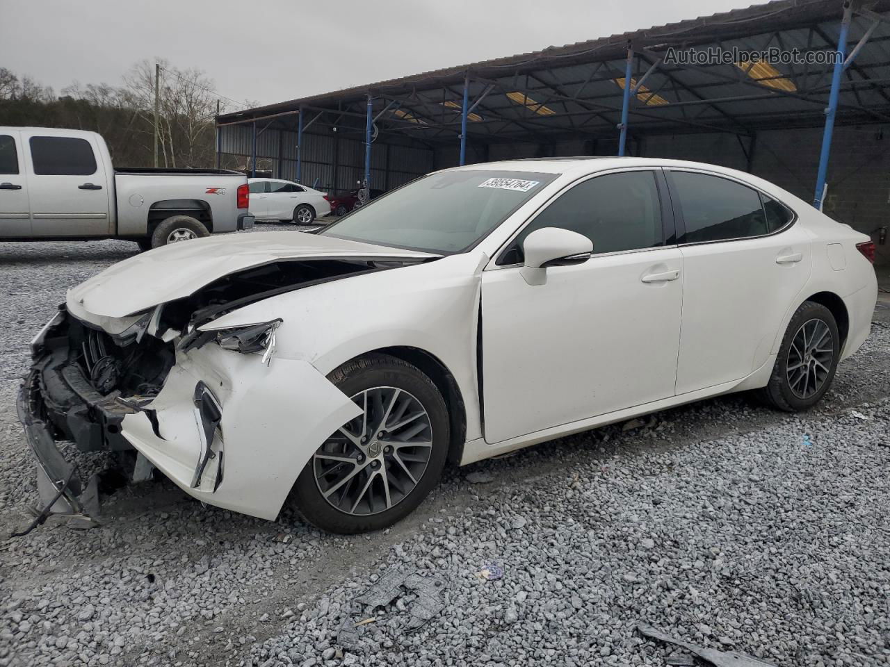 2017 Lexus Es 350 Белый vin: 58ABK1GG9HU051808