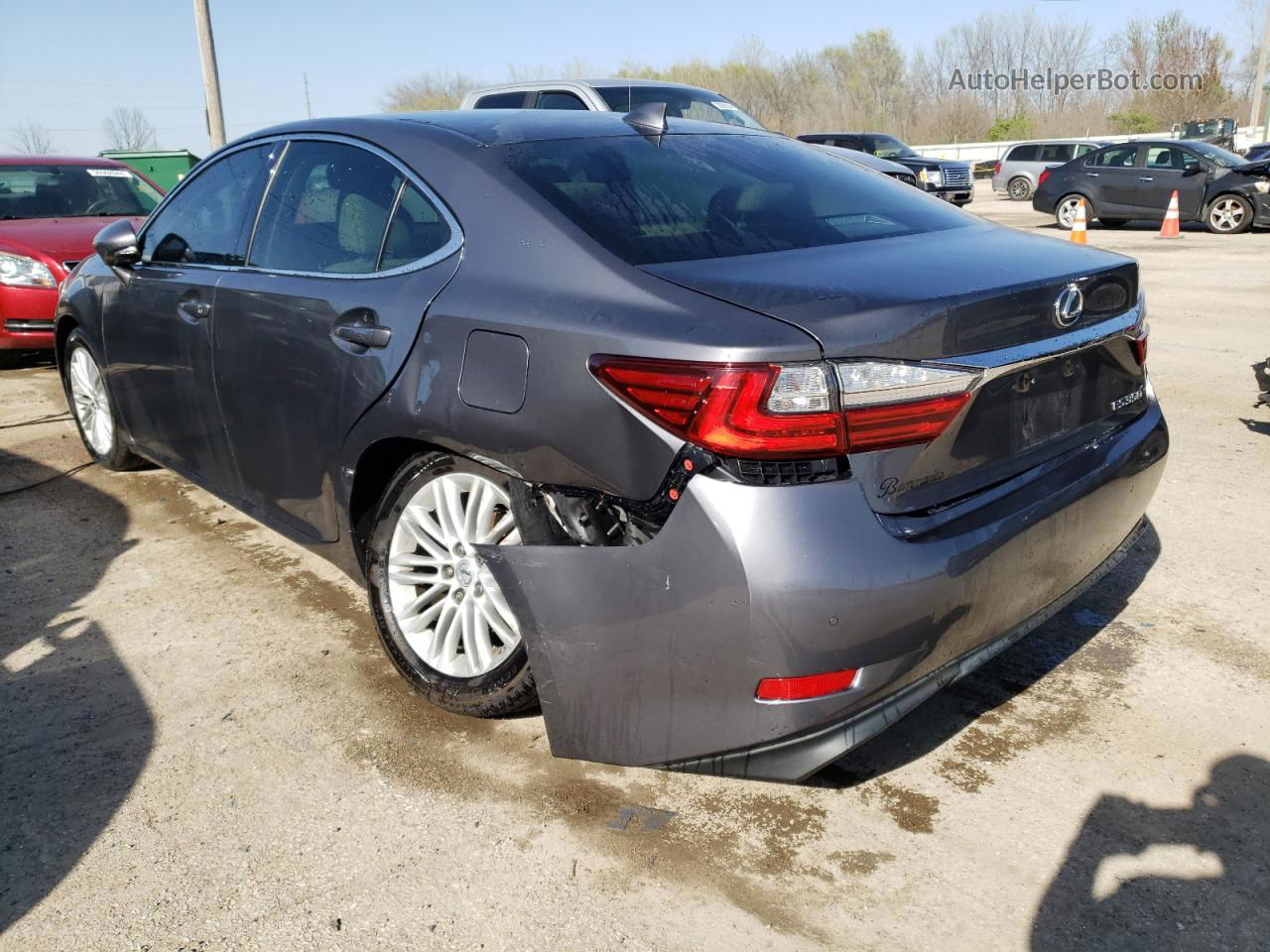 2017 Lexus Es 350 Gray vin: 58ABK1GG9HU053560