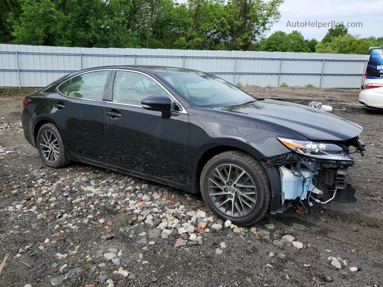 2017 Lexus Es 350 Black vin: 58ABK1GG9HU055471