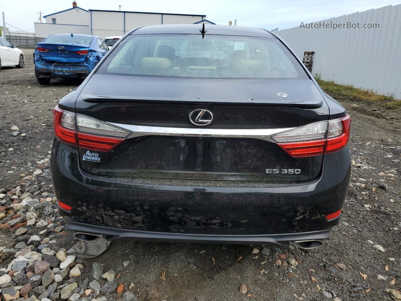 2017 Lexus Es 350 Black vin: 58ABK1GG9HU055471