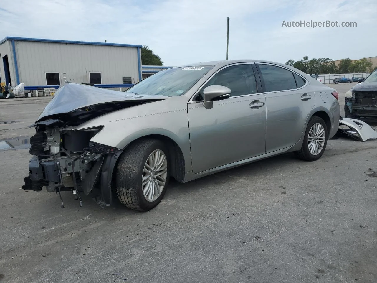 2017 Lexus Es 350 Silver vin: 58ABK1GG9HU055812