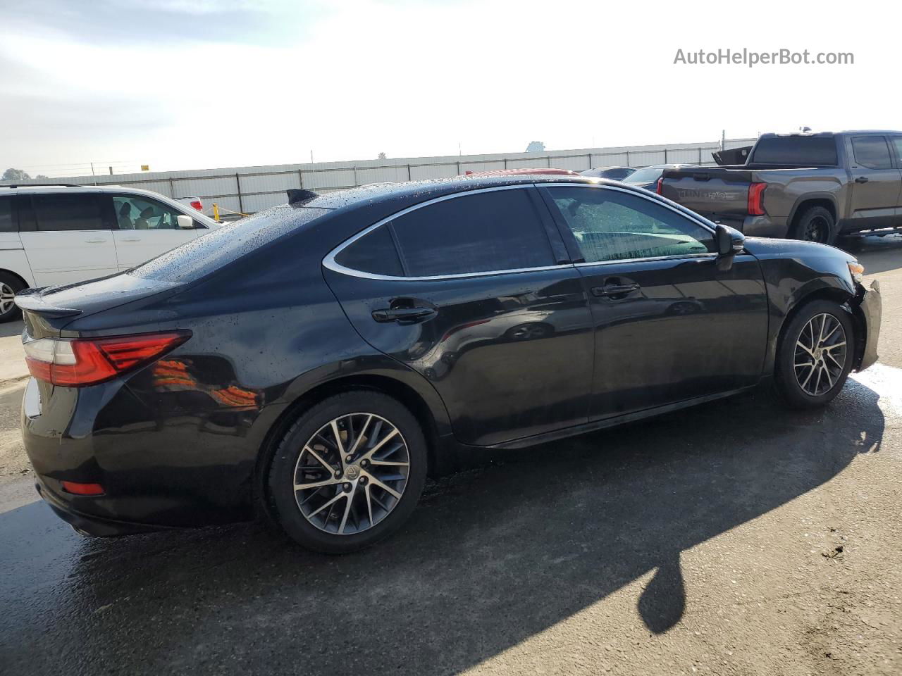 2017 Lexus Es 350 Black vin: 58ABK1GG9HU058578