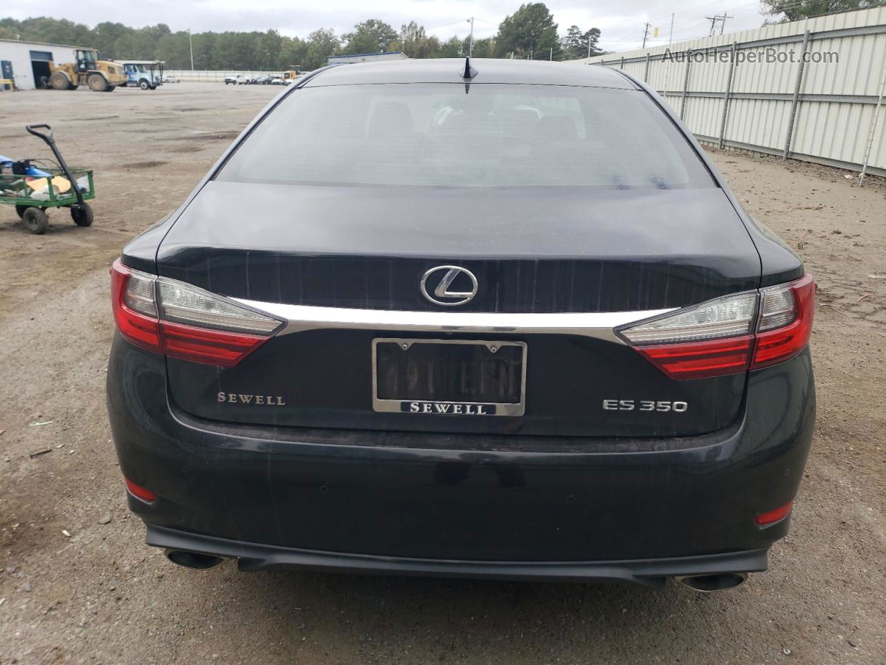 2017 Lexus Es 350 Черный vin: 58ABK1GG9HU060511