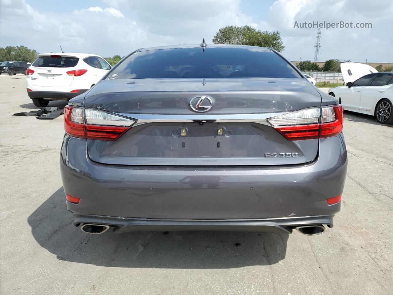 2017 Lexus Es 350 Gray vin: 58ABK1GG9HU063604