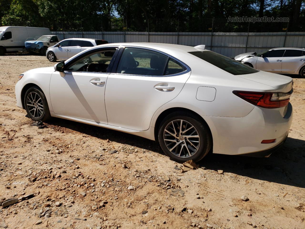 2017 Lexus Es 350 White vin: 58ABK1GG9HU074523