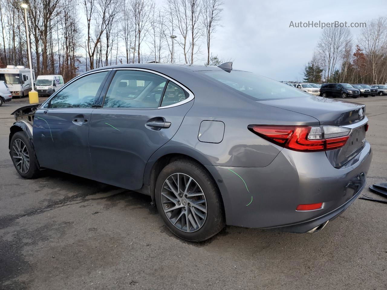 2017 Lexus Es 350 Gray vin: 58ABK1GG9HU078474