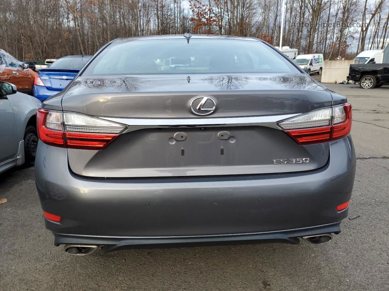 2017 Lexus Es 350 Gray vin: 58ABK1GG9HU078474