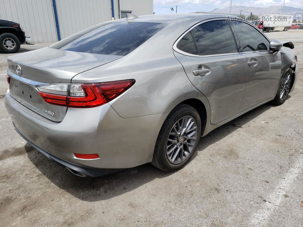 2018 Lexus Es 350 Gray vin: 58ABK1GG9JU084071