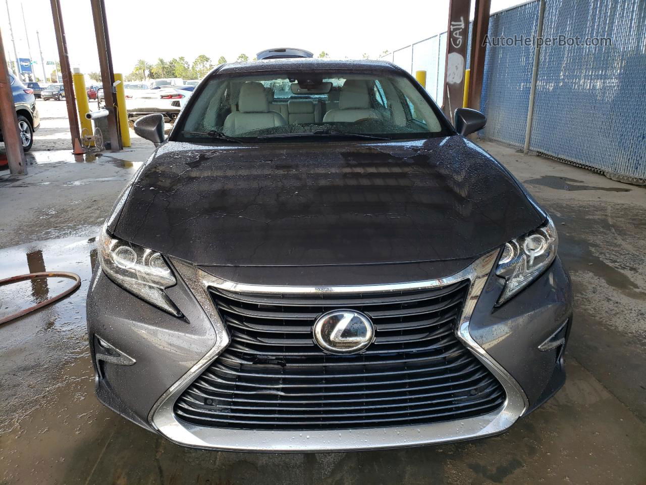 2018 Lexus Es 350 Серый vin: 58ABK1GG9JU086788