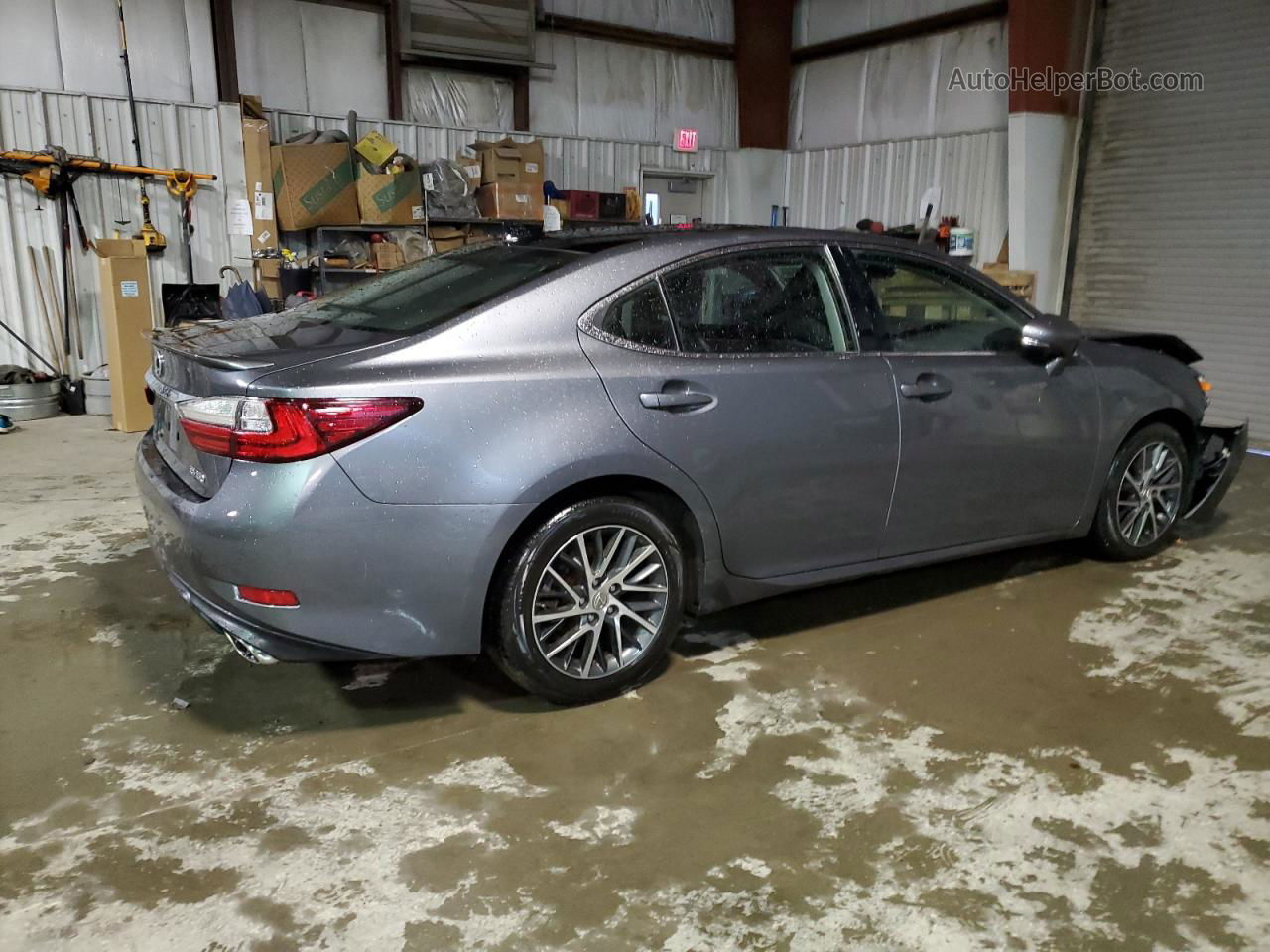 2018 Lexus Es 350 Gray vin: 58ABK1GG9JU104917