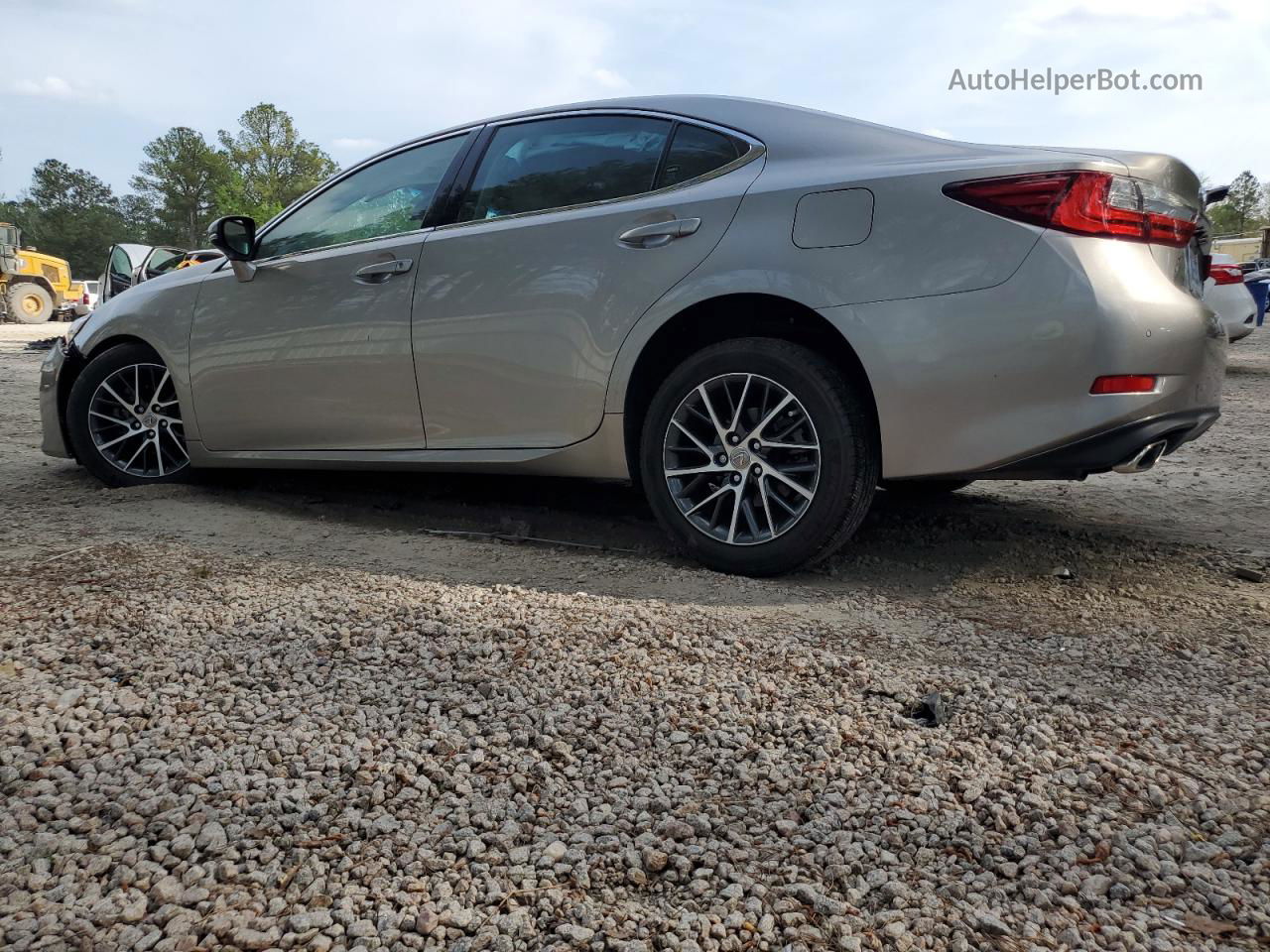 2018 Lexus Es 350 Silver vin: 58ABK1GG9JU104951