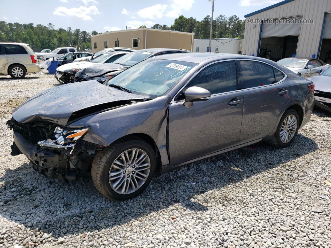 2016 Lexus Es 350 Gray vin: 58ABK1GGXGU009937