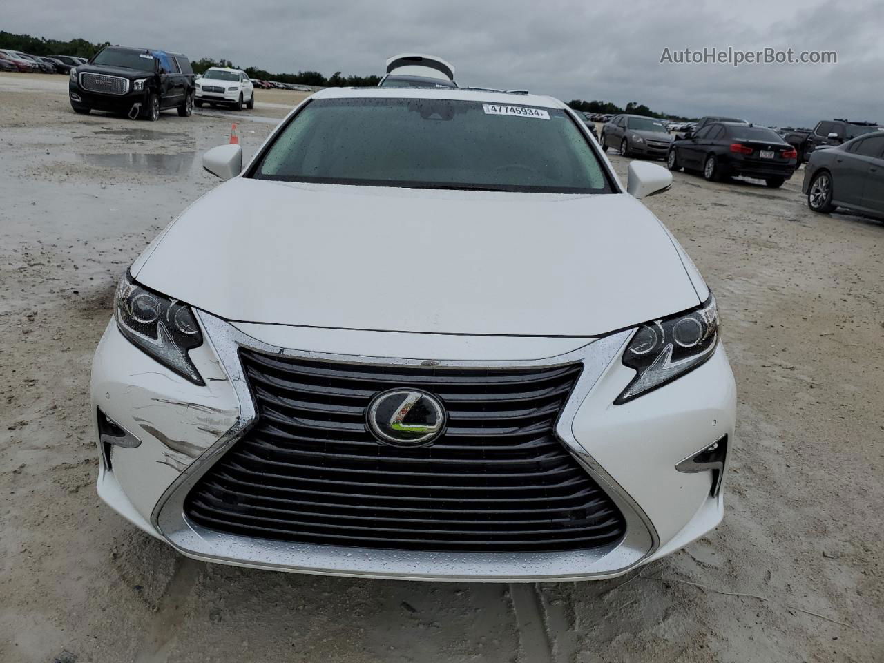 2016 Lexus Es 350 White vin: 58ABK1GGXGU016242