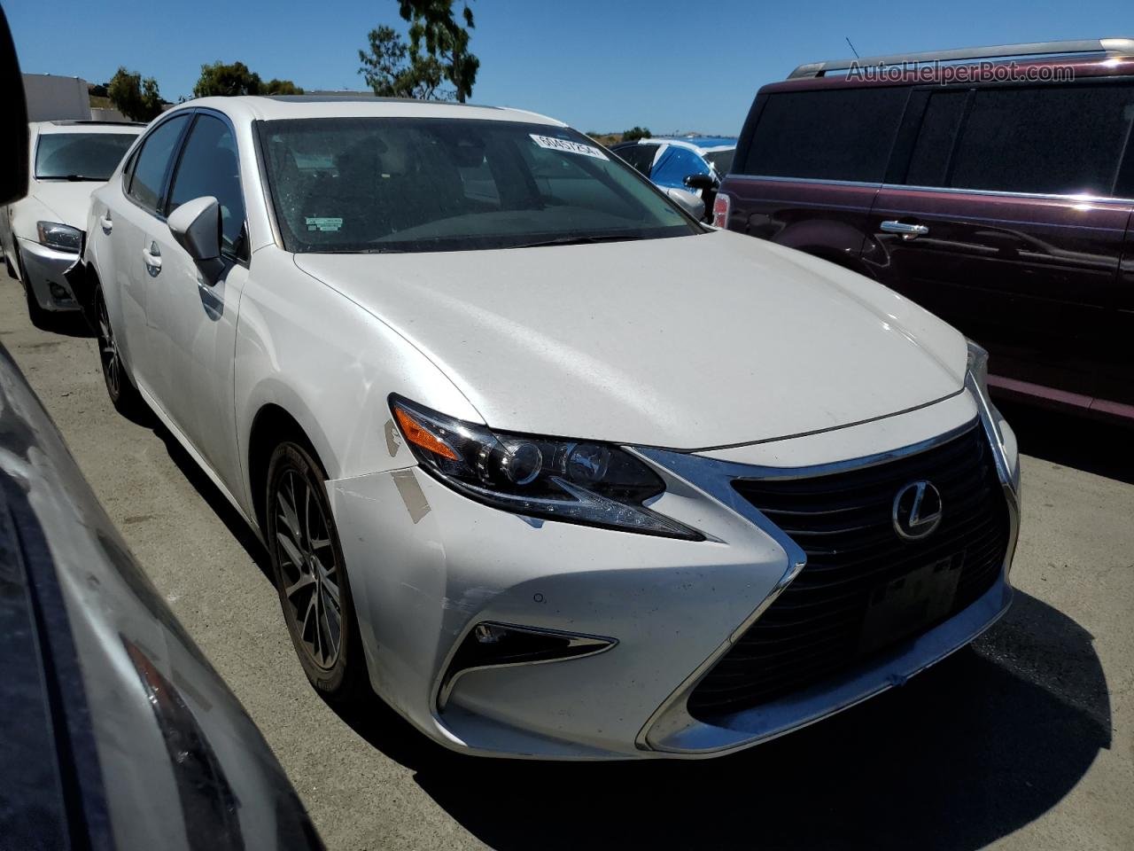 2016 Lexus Es 350 Белый vin: 58ABK1GGXGU022901