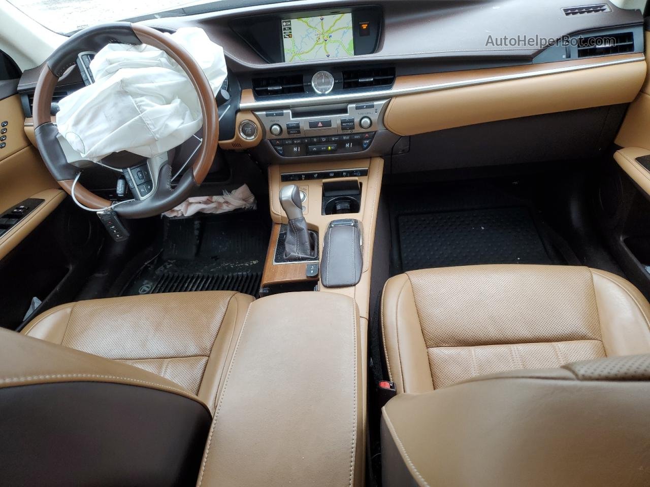 2017 Lexus Es 350 Черный vin: 58ABK1GGXHU038436