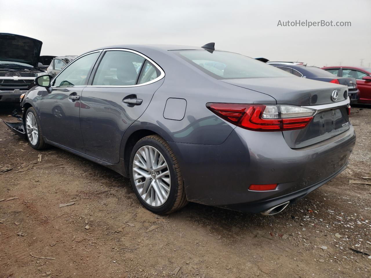 2017 Lexus Es 350 Gray vin: 58ABK1GGXHU039988