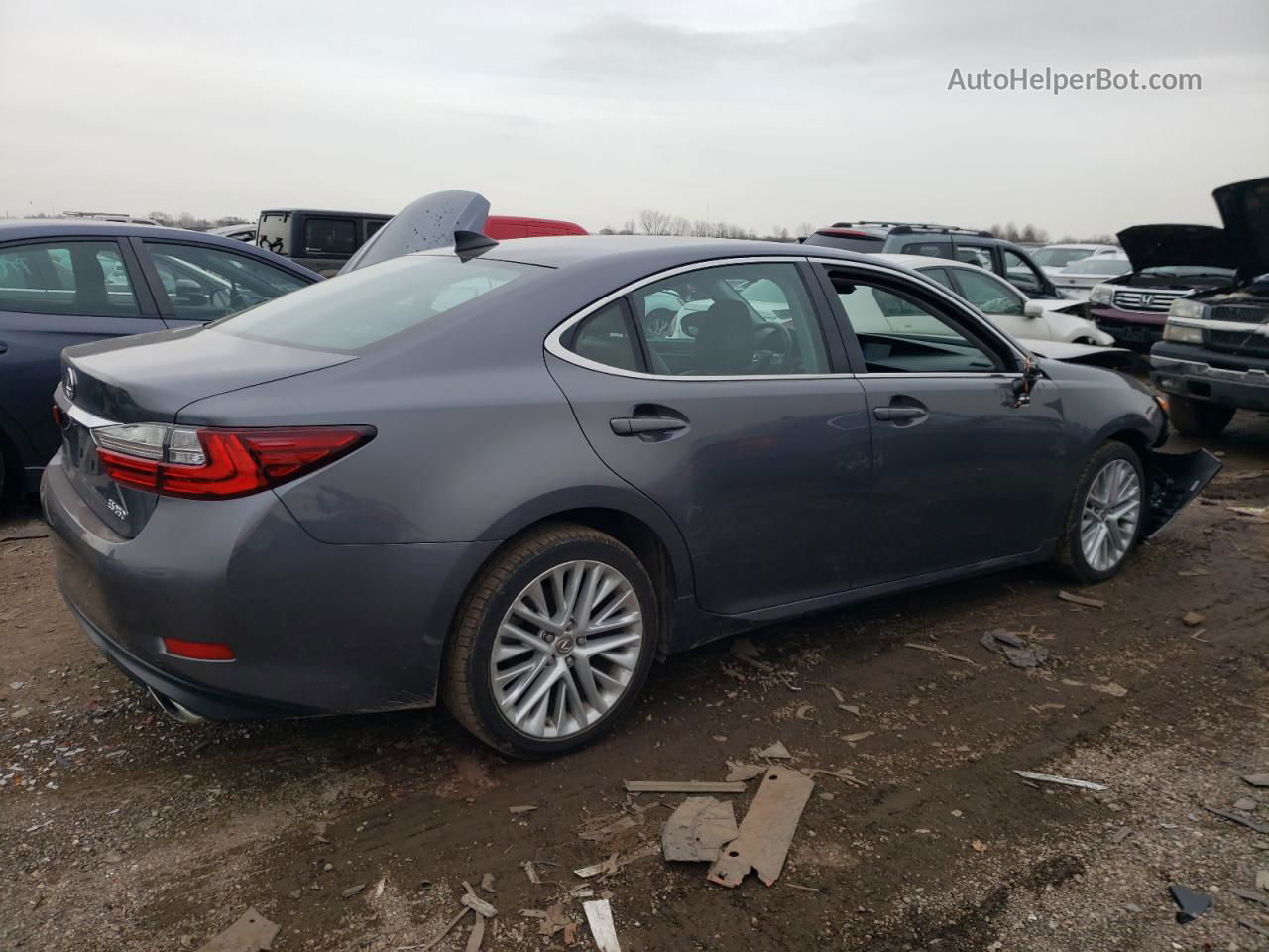 2017 Lexus Es 350 Серый vin: 58ABK1GGXHU039988