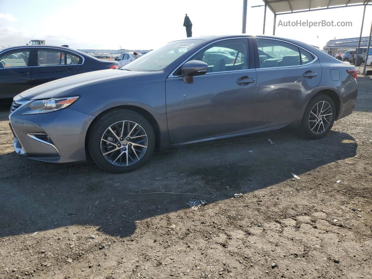 2017 Lexus Es 350 Gray vin: 58ABK1GGXHU059139