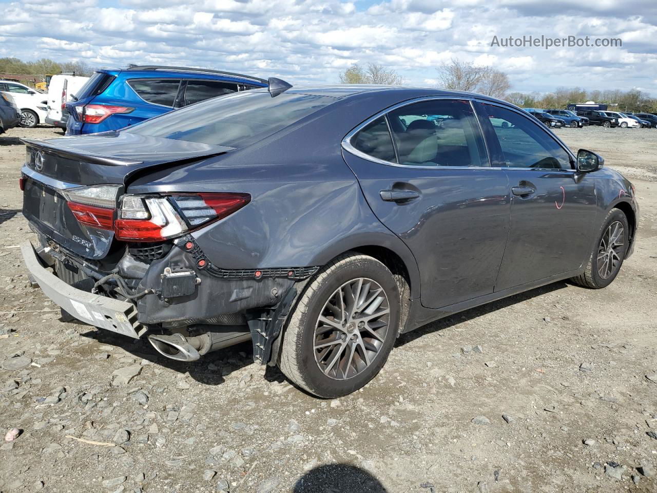 2017 Lexus Es 350 Gray vin: 58ABK1GGXHU063773