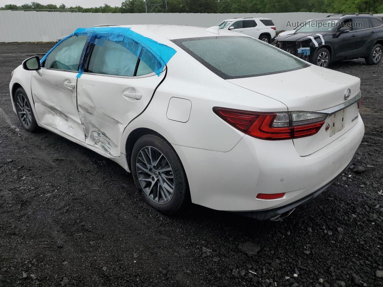 2017 Lexus Es 350 White vin: 58ABK1GGXHU076894