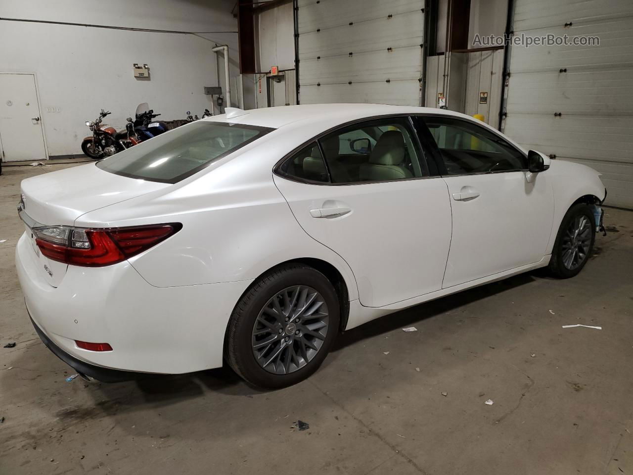 2018 Lexus Es 350 Белый vin: 58ABK1GGXJU081213