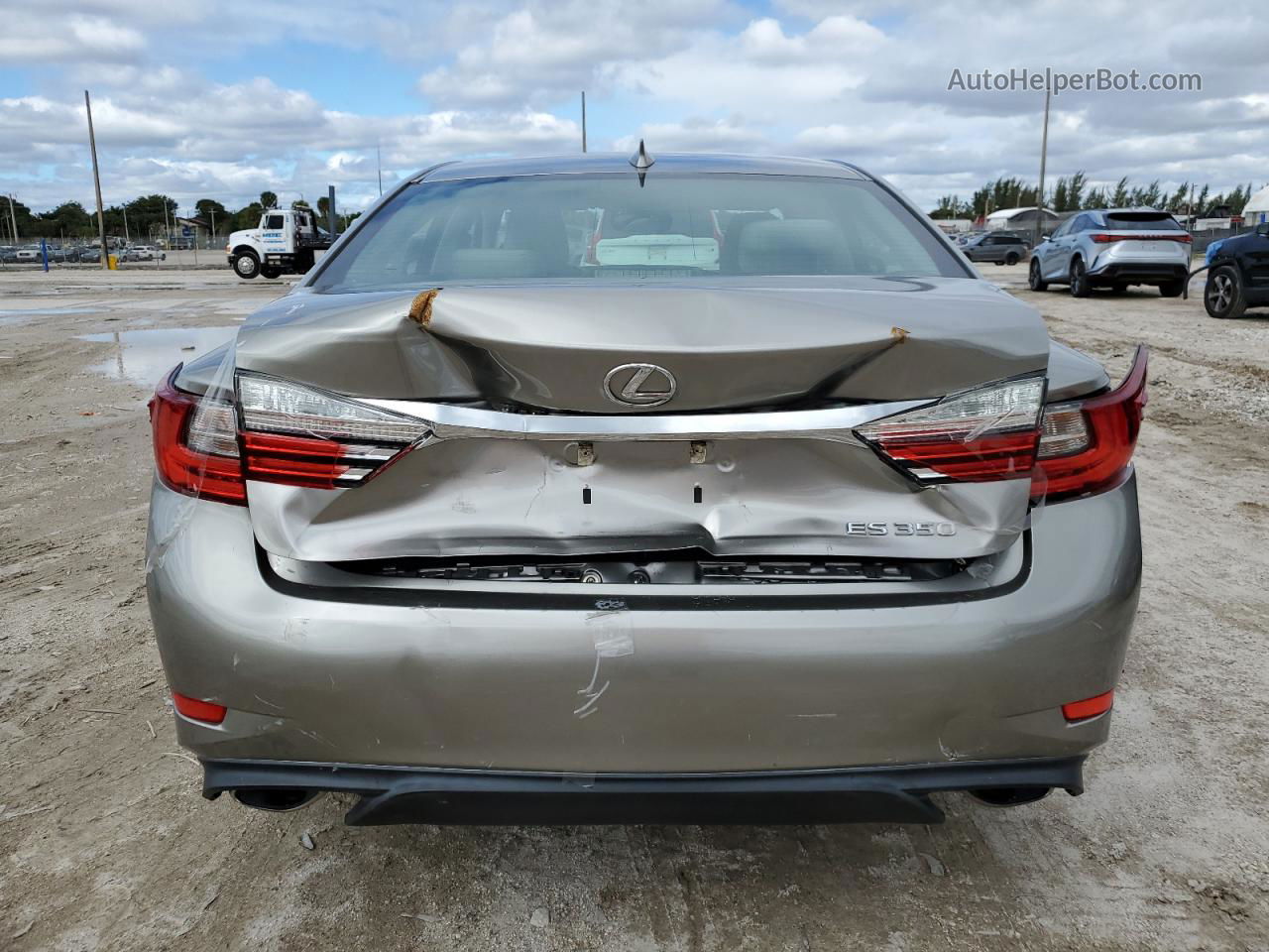 2018 Lexus Es 350 Silver vin: 58ABK1GGXJU092292