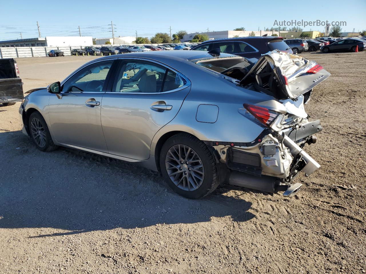 2018 Lexus Es 350 Silver vin: 58ABK1GGXJU095127