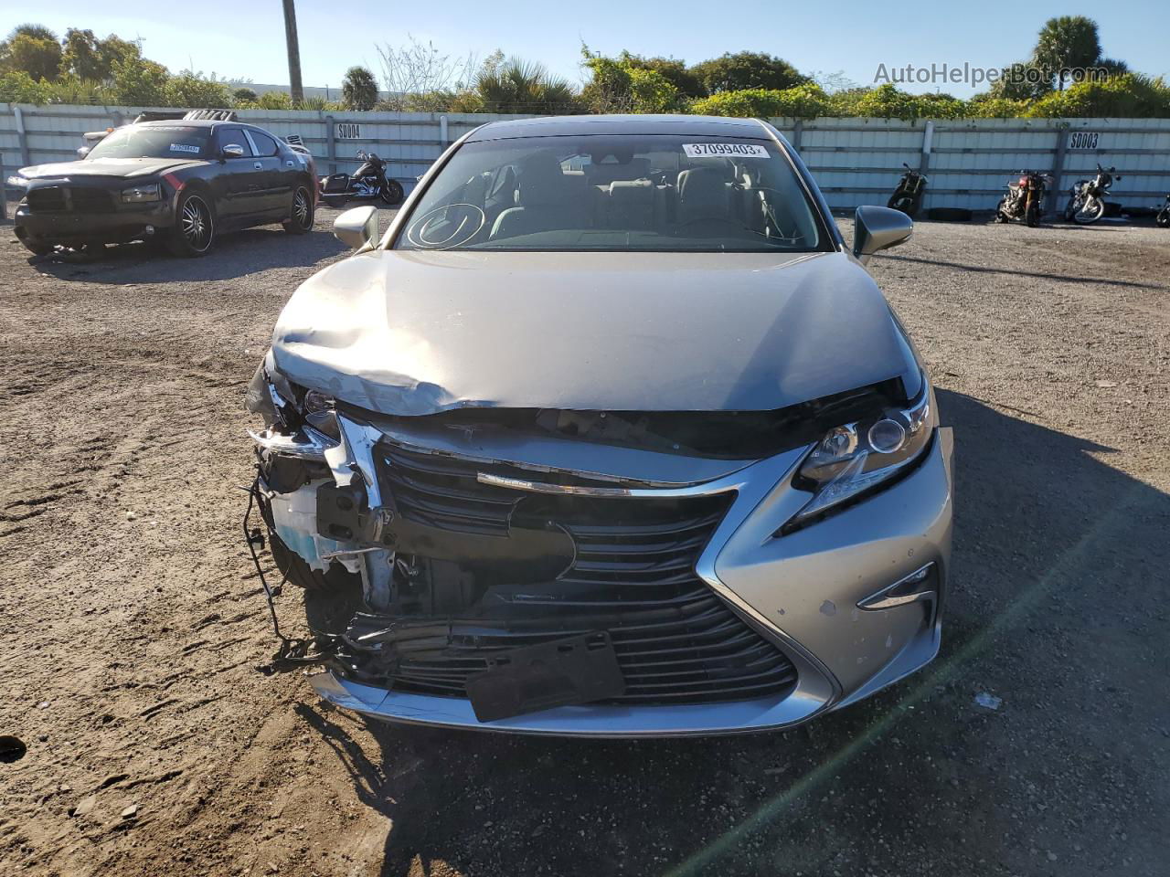 2018 Lexus Es 350 Серебряный vin: 58ABK1GGXJU095127