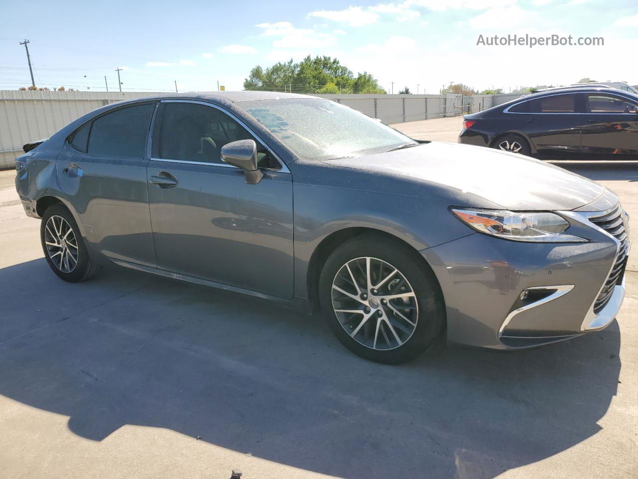 2018 Lexus Es 350 Gray vin: 58ABK1GGXJU109608