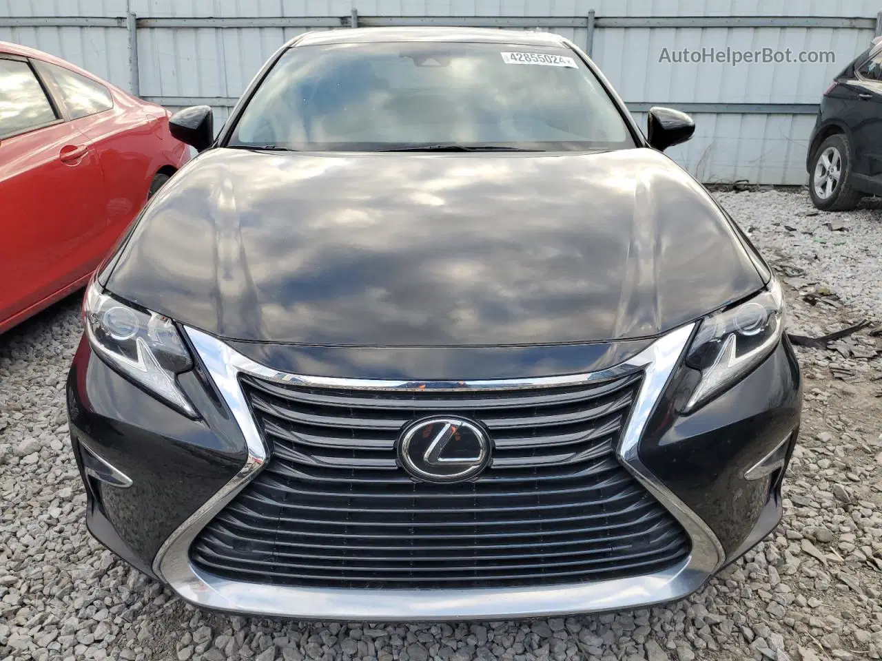 2018 Lexus Es 350 Черный vin: 58ABK1GGXJU110869