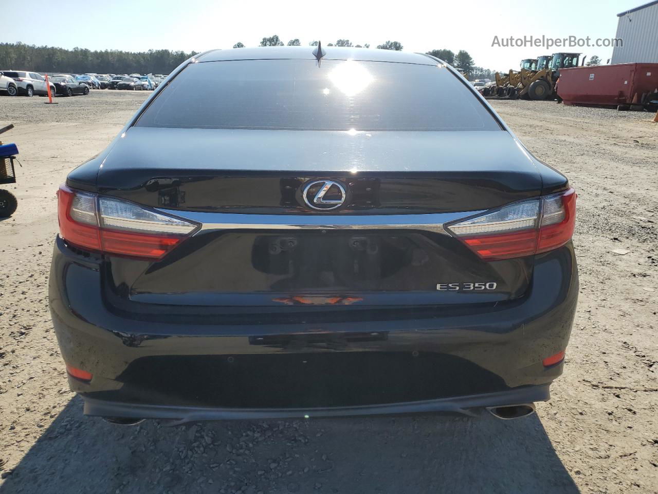 2018 Lexus Es 350 Black vin: 58ABK1GGXJU114548