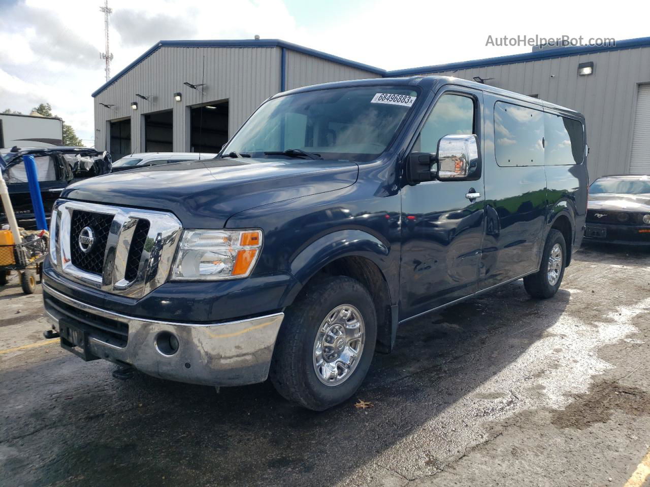 2019 Nissan Nv 3500 Синий vin: 5BZAF0AA1KN851174