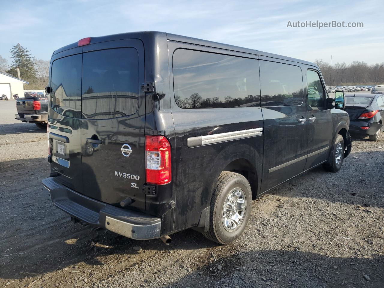 2019 Nissan Nv 3500 Black vin: 5BZAF0AA3KN852553