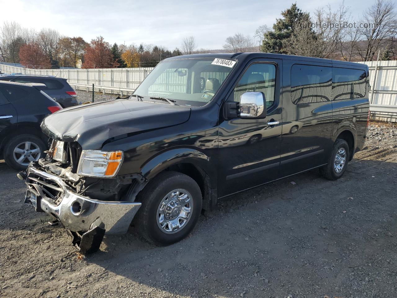 2019 Nissan Nv 3500 Black vin: 5BZAF0AA3KN852553