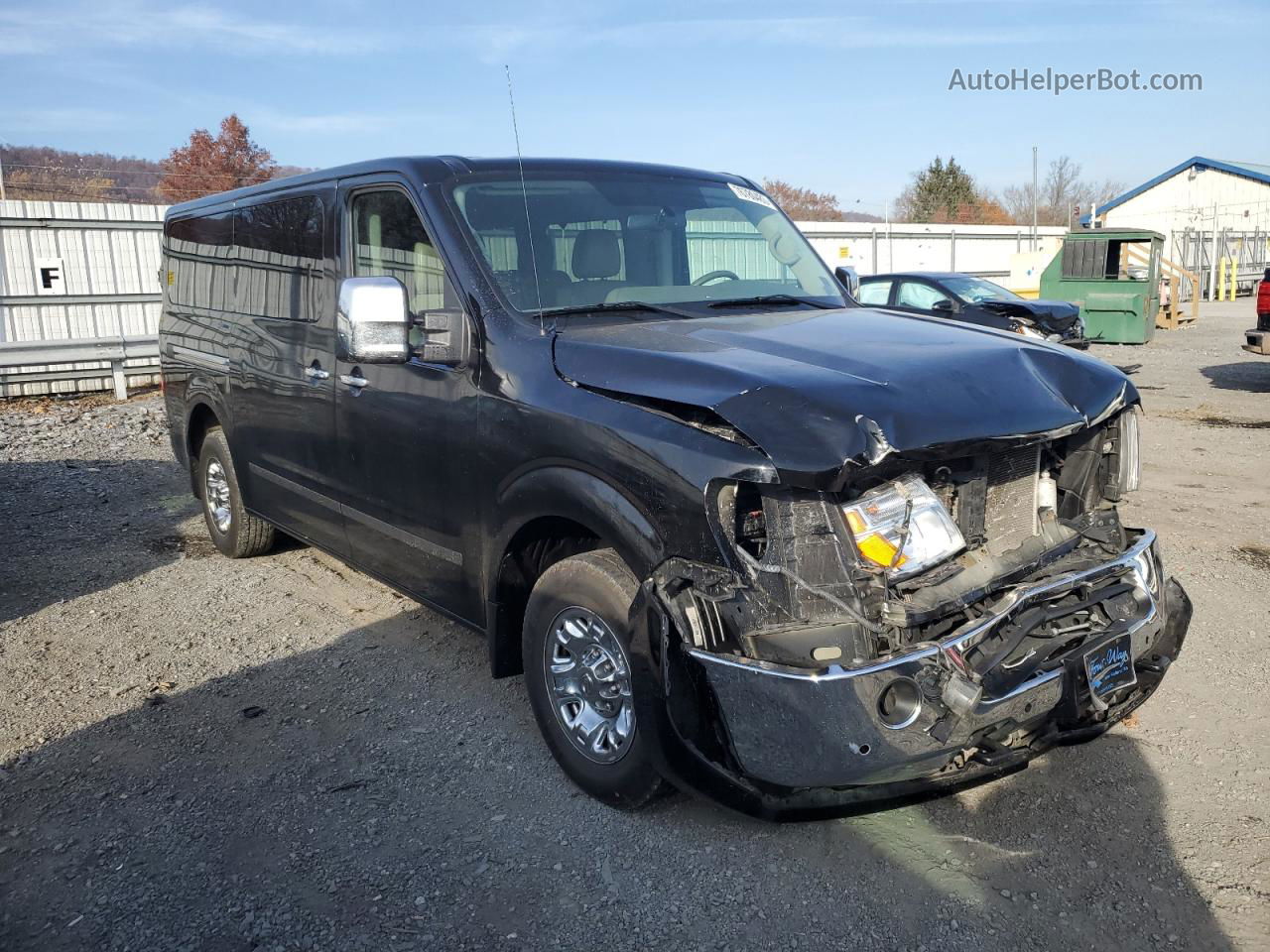 2019 Nissan Nv 3500 Black vin: 5BZAF0AA3KN852553